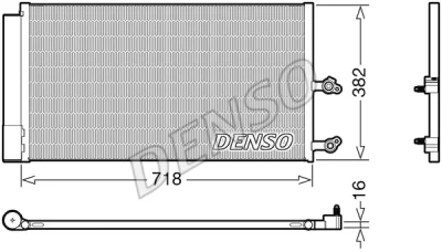 DCN33014 DENSO Конденсатор, кондиционер