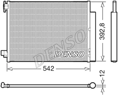 DCN37004 DENSO Конденсатор, кондиционер