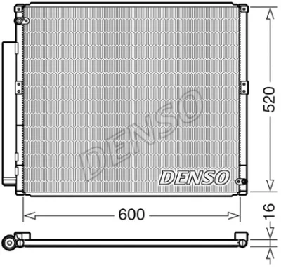 DCN50051 DENSO Конденсатор, кондиционер