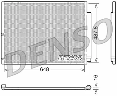 Конденсатор, кондиционер DENSO DCN51001