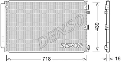 Конденсатор, кондиционер DENSO DCN51011