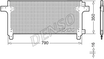 DCN99063 DENSO Конденсатор, кондиционер