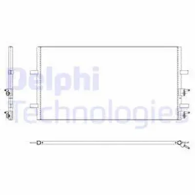 TSP0225640 DELPHI Конденсатор, кондиционер