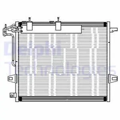 TSP0225687 DELPHI Конденсатор, кондиционер