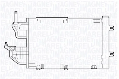 350203635000 MAGNETI MARELLI Конденсатор, кондиционер