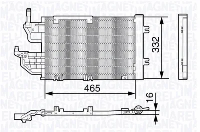 350203648000 MAGNETI MARELLI Конденсатор, кондиционер