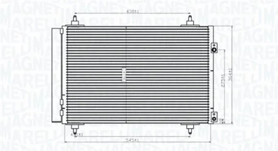 350203820000 MAGNETI MARELLI Конденсатор, кондиционер