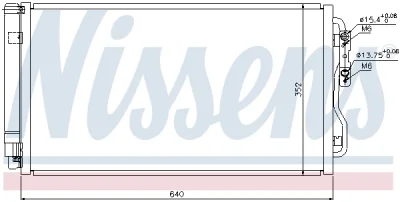 Конденсатор, кондиционер NISSENS 940236