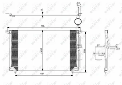 Конденсатор, кондиционер NRF 35184