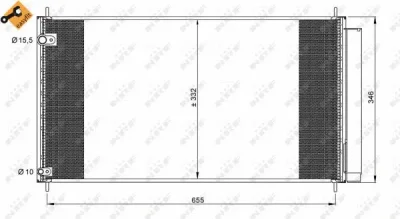 Конденсатор, кондиционер NRF 35838