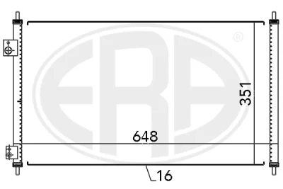 667095 ERA Конденсатор, кондиционер