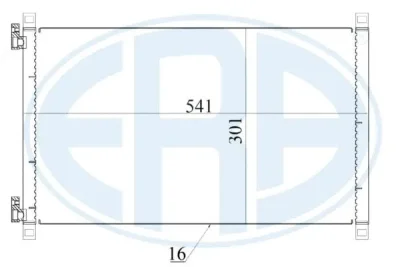 667170 ERA Конденсатор, кондиционер