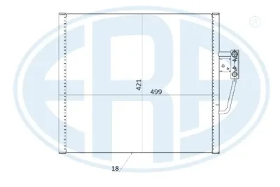 667232 ERA Конденсатор, кондиционер
