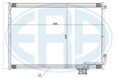 667263 ERA Конденсатор, кондиционер
