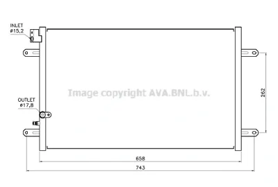 AI5458 AVA Конденсатор, кондиционер