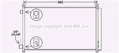 Конденсатор, кондиционер AVA DN5456D