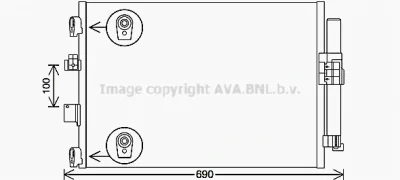 Конденсатор, кондиционер AVA FD5654D