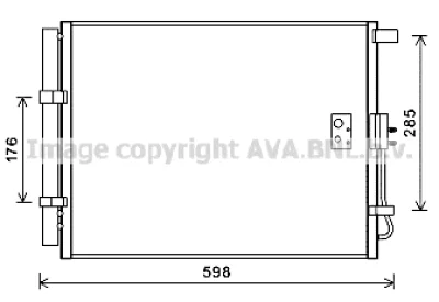 Конденсатор, кондиционер AVA HY5373D