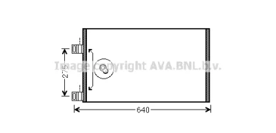 Конденсатор, кондиционер AVA RTA5444