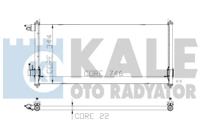 299800 KALE OTO RADYATÖR Конденсатор, кондиционер