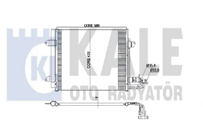 342485 KALE OTO RADYATÖR Конденсатор, кондиционер