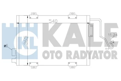 342810 KALE OTO RADYATÖR Конденсатор, кондиционер