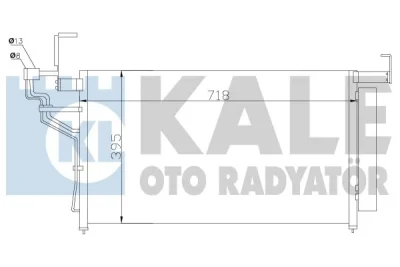 343010 KALE OTO RADYATÖR Конденсатор, кондиционер