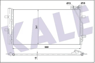 353085 KALE OTO RADYATÖR Конденсатор, кондиционер