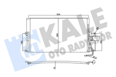 357880 KALE OTO RADYATÖR Конденсатор, кондиционер