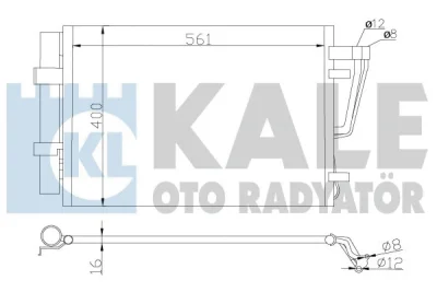 Конденсатор, кондиционер KALE OTO RADYATÖR 379200