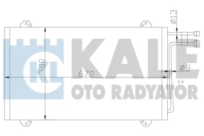 Конденсатор, кондиционер KALE OTO RADYATÖR 381100