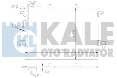 Конденсатор, кондиционер KALE OTO RADYATÖR 381600