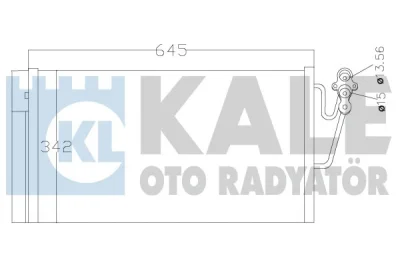 Конденсатор, кондиционер KALE OTO RADYATÖR 384900