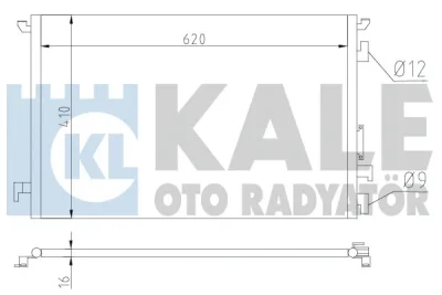 389000 KALE OTO RADYATÖR Конденсатор, кондиционер