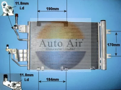 16-1099 AUTO AIR GLOUCESTER Конденсатор, кондиционер