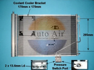 16-1210A AUTO AIR GLOUCESTER Конденсатор, кондиционер