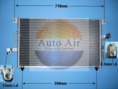 16-1219 AUTO AIR GLOUCESTER Конденсатор, кондиционер