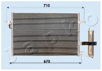 CND313014 JAPKO Конденсатор, кондиционер