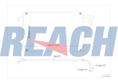 1.31.3795.PDH REACH Конденсатор, кондиционер