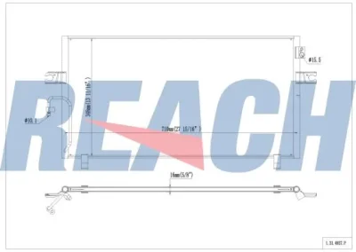 1.31.4937.P REACH Конденсатор, кондиционер