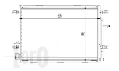 003-016-0015 ABAKUS Конденсатор, кондиционер