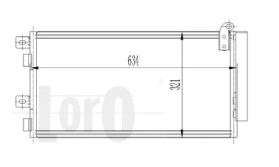 004-016-0019 ABAKUS Конденсатор, кондиционер