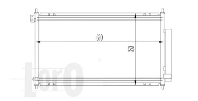 018-016-0014 ABAKUS Конденсатор, кондиционер