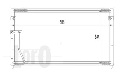 030-016-0006 ABAKUS Конденсатор, кондиционер