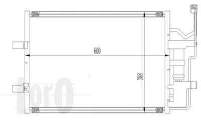 030-016-0010 ABAKUS Конденсатор, кондиционер