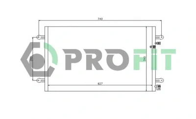 PR 9549C1 PROFIT Конденсатор, кондиционер