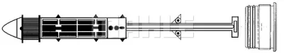 AD 220 000P KNECHT/MAHLE Осушитель, кондиционер