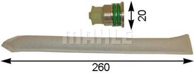 AD 77 000S KNECHT/MAHLE Осушитель, кондиционер