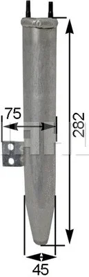 AD 94 000S KNECHT/MAHLE Осушитель, кондиционер