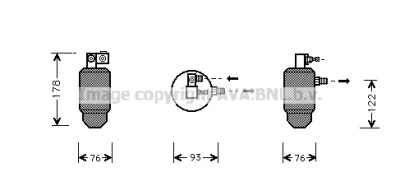 CND164 PRASCO Осушитель, кондиционер